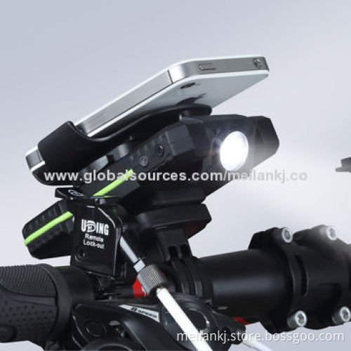 Bike dynamo USB chargers with LED light, adjust view angle, red light SOS